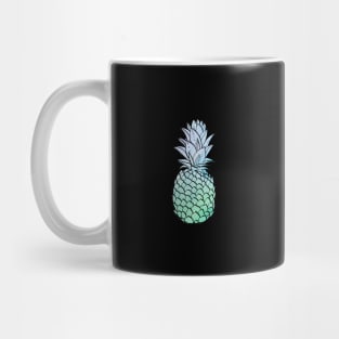 Purple And Blue Pineapple - Cute Sweet Fruit Pineapple Black Mug